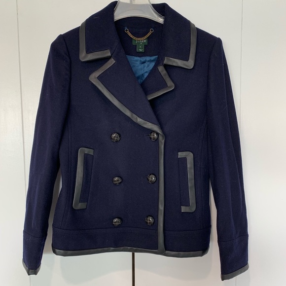 J Crew Pea Coat - Picture 1 of 3
